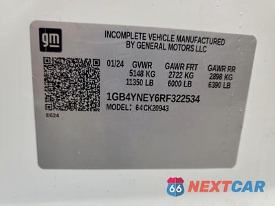 Zdjęcie 12 z 12 samochodu: 2024 CHEVROLET SILVERADO K2500 HEAVY DUTY LT VIN:1GB4YNEY6RF322534 - miniatura