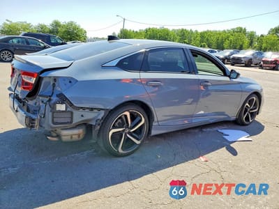 Trzecie zdjęcie samochodu z tyłu: 2022 HONDA ACCORD SPORT VIN:1HGCV2F37NA020602 - miniatura