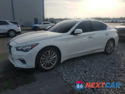 2021 INFINITI Q50 LUXE JN1EV7BR7MM753571 - główne zdjęcie licytacji z USA - miniatura