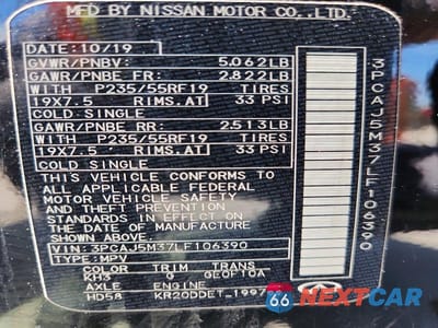 Zdjęcie 13 z 13 samochodu: 2020 INFINITI QX50 ESSENTIAL VIN:3PCAJ5M37LF106390 - miniatura