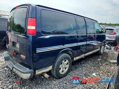 Trzecie zdjęcie samochodu z tyłu: 2009 GMC SAVANA G1500 VIN:1GKFH154191100401 - miniatura