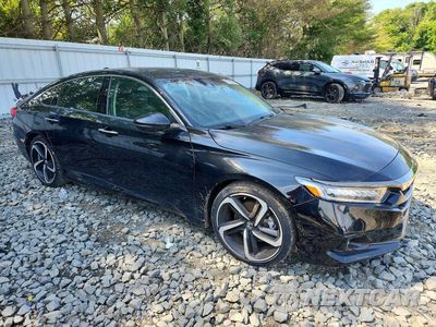 Czwarte zdjęcie samochodu z boku: 2021 HONDA ACCORD SPORT SE VIN:1HGCV1F48MA094712 - miniatura