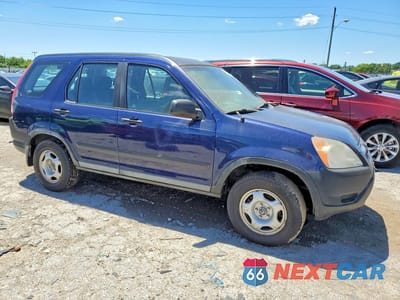 Czwarte zdjęcie samochodu z boku: 2004 HONDA CR-V LX VIN:SHSRD68544U209496 - miniatura