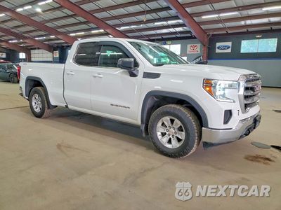 Czwarte zdjęcie samochodu z boku: 2019 GMC SIERRA K1500 SLE VIN:1GTR9BEK7KZ311040 - miniatura