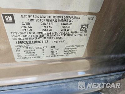 Zdjęcie 13 z 13 samochodu: 2017 BUICK ENVISION PREMIUM VIN:LRBFXESXXHD071142 - miniatura
