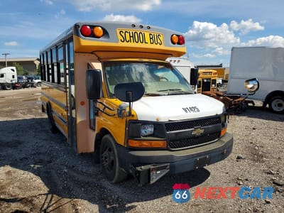 2012 CHEVROLET EXPRESS G3 - SCHOOL BUS 1GB3G3BL4C1186372 - główne zdjęcie licytacji z USA - miniatura