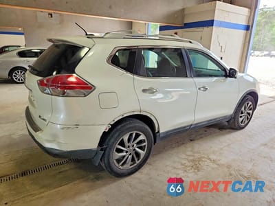 Trzecie zdjęcie samochodu z tyłu: 2015 NISSAN ROGUE SL VIN:5N1AT2MVXFC854509 - miniatura