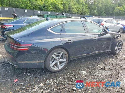 Trzecie zdjęcie samochodu z tyłu: 2023 GENESIS G80 SPORT PRESTIGE VIN:KMTGA4SC3PU181478 - miniatura