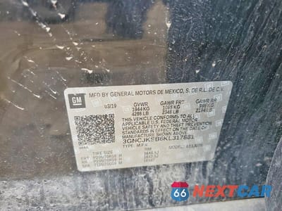Zdjęcie 12 z 12 samochodu: 2019 CHEVROLET TRAX LS VIN:3GNCJKSB6KL317881 - miniatura