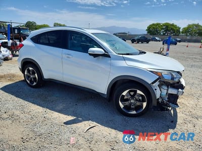Czwarte zdjęcie samochodu z boku: 2018 HONDA HR-V EXL VIN:3CZRU6H73JM729165 - miniatura