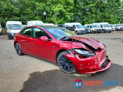 Czwarte zdjęcie samochodu z boku: 2024 TESLA MODEL 3 VIN:5YJ3E1EB6RF793298 - miniatura
