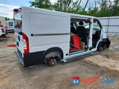 Trzecie zdjęcie samochodu z tyłu: 2026 RAM PROMASTER 2500 DELIVERY VAN VIN:3C6LRVVG6TE175507 - miniatura