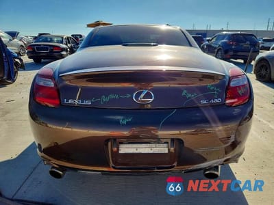 Zdjęcie 6 z 12 samochodu: 2007 LEXUS SC 430 VIN:JTHFN45Y779013933 - miniatura
