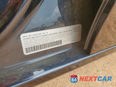 Zdjęcie 12 z 12 samochodu: 2010 AUDI A4 PREMIUM PLUS VIN:WAUFFAFL5AN068151 - miniatura