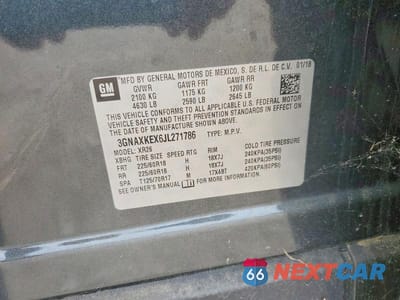 Zdjęcie 14 z 14 samochodu: 2018 CHEVROLET EQUINOX LT VIN:3GNAXKEX6JL271786 - miniatura