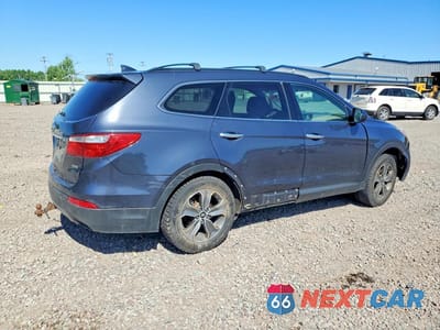 Trzecie zdjęcie samochodu z tyłu: 2013 HYUNDAI SANTA FE GLS VIN:KM8SMDHF5DU014581 - miniatura
