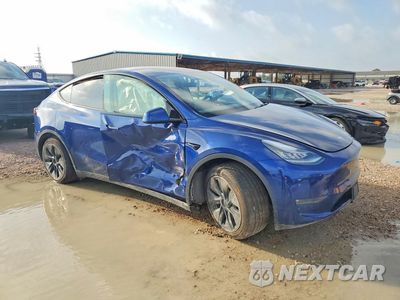 Czwarte zdjęcie samochodu z boku: 2021 TESLA MODEL Y VIN:5YJYGDEE0MF110029 - miniatura