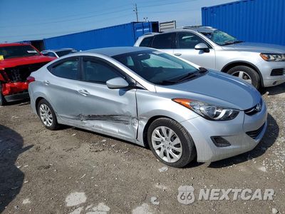 Czwarte zdjęcie samochodu z boku: 2013 HYUNDAI ELANTRA GLS VIN:5NPDH4AE8DH202489 - miniatura