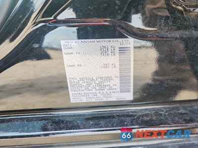 Zdjęcie 12 z 12 samochodu: 2025 NISSAN ALTIMA SV VIN:1N4BL4DVXSN355590 - miniatura