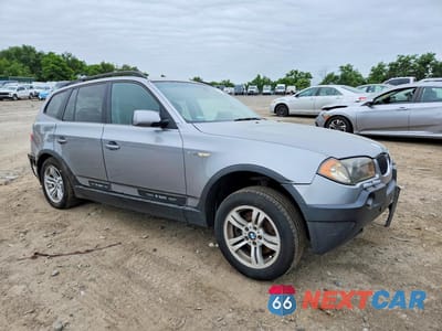 Czwarte zdjęcie samochodu z boku: 2005 BMW X3 3.0I VIN:WBXPA934X5WD23724 - miniatura
