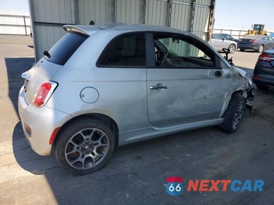 Trzecie zdjęcie samochodu z tyłu: 2012 FIAT 500 SPORT VIN:3C3CFFBR1CT351912 - miniatura