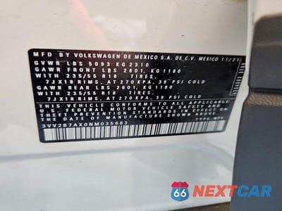 Zdjęcie 13 z 13 samochodu: 2022 VOLKSWAGEN TIGUAN SE VIN:3VV2B7AX0NM035683 - miniatura