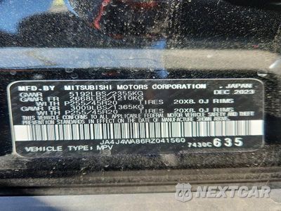 Zdjęcie 14 z 14 samochodu: 2024 MITSUBISHI OUTLANDER SEL VIN:JA4J4WA86RZ041560 - miniatura