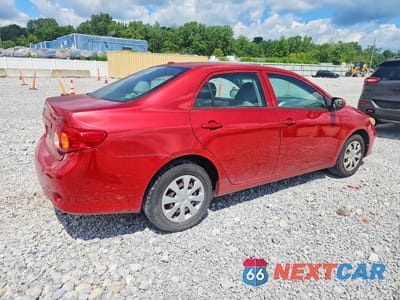 Trzecie zdjęcie samochodu z tyłu: 2009 TOYOTA COROLLA LE VIN:2T1BU40E29C162814 - miniatura