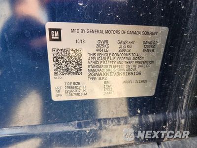 Zdjęcie 12 z 12 samochodu: 2019 CHEVROLET EQUINOX LT VIN:2GNAXKEV3K6165106 - miniatura