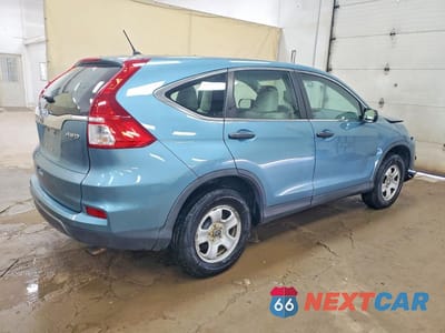 Trzecie zdjęcie samochodu z tyłu: 2015 HONDA CR-V LX VIN:5J6RM4H37FL102463 - miniatura