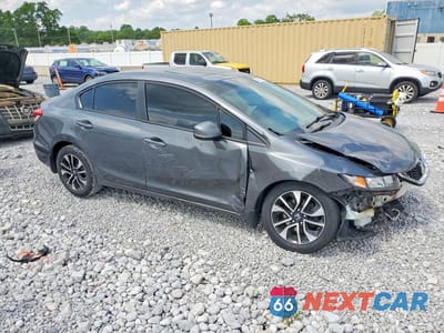 Czwarte zdjęcie samochodu z boku: 2013 HONDA CIVIC EX VIN:19XFB2F86DE023535 - miniatura