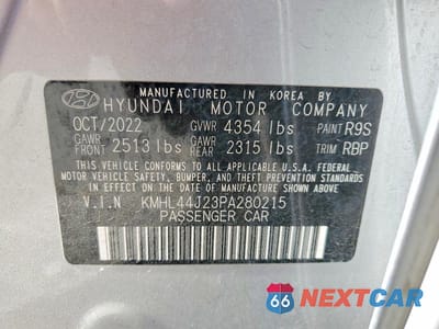 Zdjęcie 12 z 12 samochodu: 2023 HYUNDAI SONATA SEL PLUS VIN:KMHL44J23PA280215 - miniatura