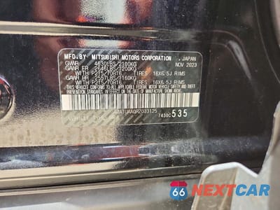 Zdjęcie 12 z 12 samochodu: 2024 MITSUBISHI ECLIPSE CROSS ES VIN:JA4ATUAA0RZ033125 - miniatura