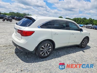 Trzecie zdjęcie samochodu z tyłu: 2014 ACURA MDX TECHNOLOGY VIN:5FRYD3H66EB001131 - miniatura