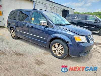 Czwarte zdjęcie samochodu z boku: 2008 DODGE GRAND CARAVAN SXT VIN:2D8HN54XX8R790483 - miniatura