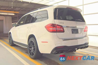 Trzecie zdjęcie samochodu z tyłu: 2018 MERCEDES-BENZ GLS 63 AMG 4MATIC VIN:4JGDF7FE4JB159519 - miniatura