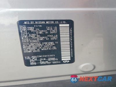 Zdjęcie 12 z 12 samochodu: 2017 INFINITI QX80 BASE VIN:JN8AZ2NE2H9153923 - miniatura