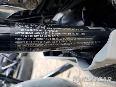 Zdjęcie 8 z 8 samochodu: 2020 HARLEY DAVIDSON FLHXS VIN:1HD1KRP1XLB618113 - miniatura