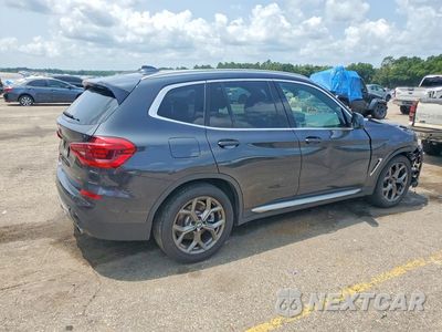 Trzecie zdjęcie samochodu z tyłu: 2021 BMW X3 SDRIVE30I VIN:5UXTY3C09M9G61631 - miniatura
