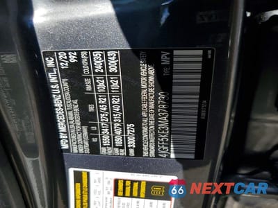Zdjęcie 14 z 14 samochodu: 2021 MERCEDES-BENZ GLS 450 4MATIC VIN:4JGFF5KE3MA378730 - miniatura