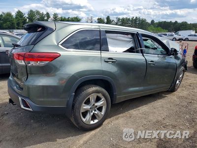 Trzecie zdjęcie samochodu z tyłu: 2019 TOYOTA HIGHLANDER LIMITED VIN:5TDDZRFH6KS942871 - miniatura
