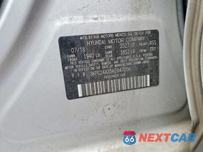 Zdjęcie 12 z 12 samochodu: 2019 HYUNDAI ACCENT SEL VIN:3KPC24A35KE047056 - miniatura