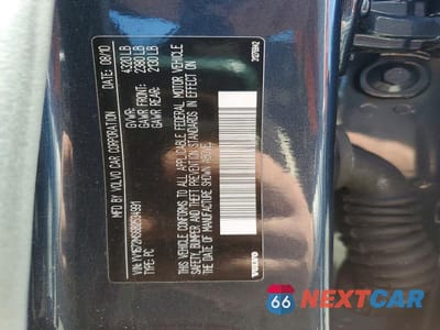 Zdjęcie 13 z 13 samochodu: 2011 VOLVO S40 T5 VIN:YV1672MS6B2534991 - miniatura