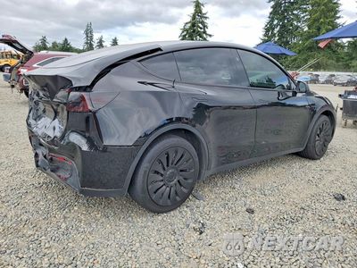Trzecie zdjęcie samochodu z tyłu: 2023 TESLA MODEL Y VIN:7SAYGDEE4PF859861 - miniatura