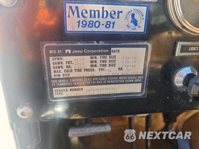 Zdjęcie 12 z 12 samochodu: 1978 JEEP CJ5, CJ6, VIN:J8F83EH078291 - miniatura