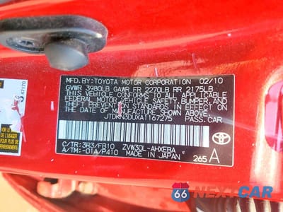 Zdjęcie 12 z 12 samochodu: 2010 TOYOTA PRIUS II VIN:JTDKN3DUXA1167275 - miniatura
