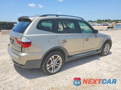Trzecie zdjęcie samochodu z tyłu: 2008 BMW X3 3.0SI VIN:WBXPC93478WJ11830 - miniatura