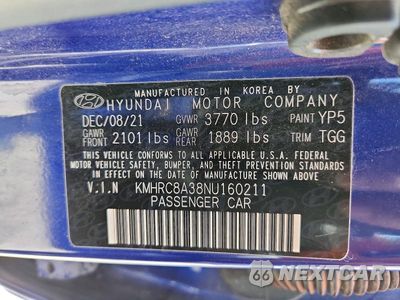Zdjęcie 14 z 14 samochodu: 2022 HYUNDAI VENUE SEL VIN:KMHRC8A38NU160211 - miniatura