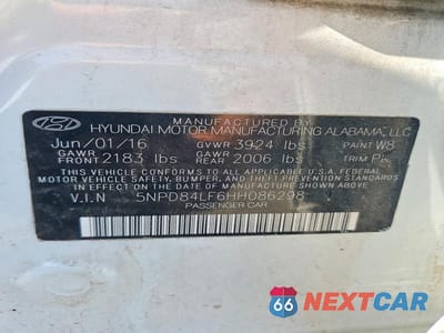 Zdjęcie 12 z 12 samochodu: 2017 HYUNDAI ELANTRA SE VIN:5NPD84LF6HH086298 - miniatura