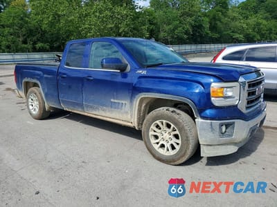 Czwarte zdjęcie samochodu z boku: 2014 GMC SIERRA K1500 SLE VIN:1GTV2UEC7EZ318758 - miniatura